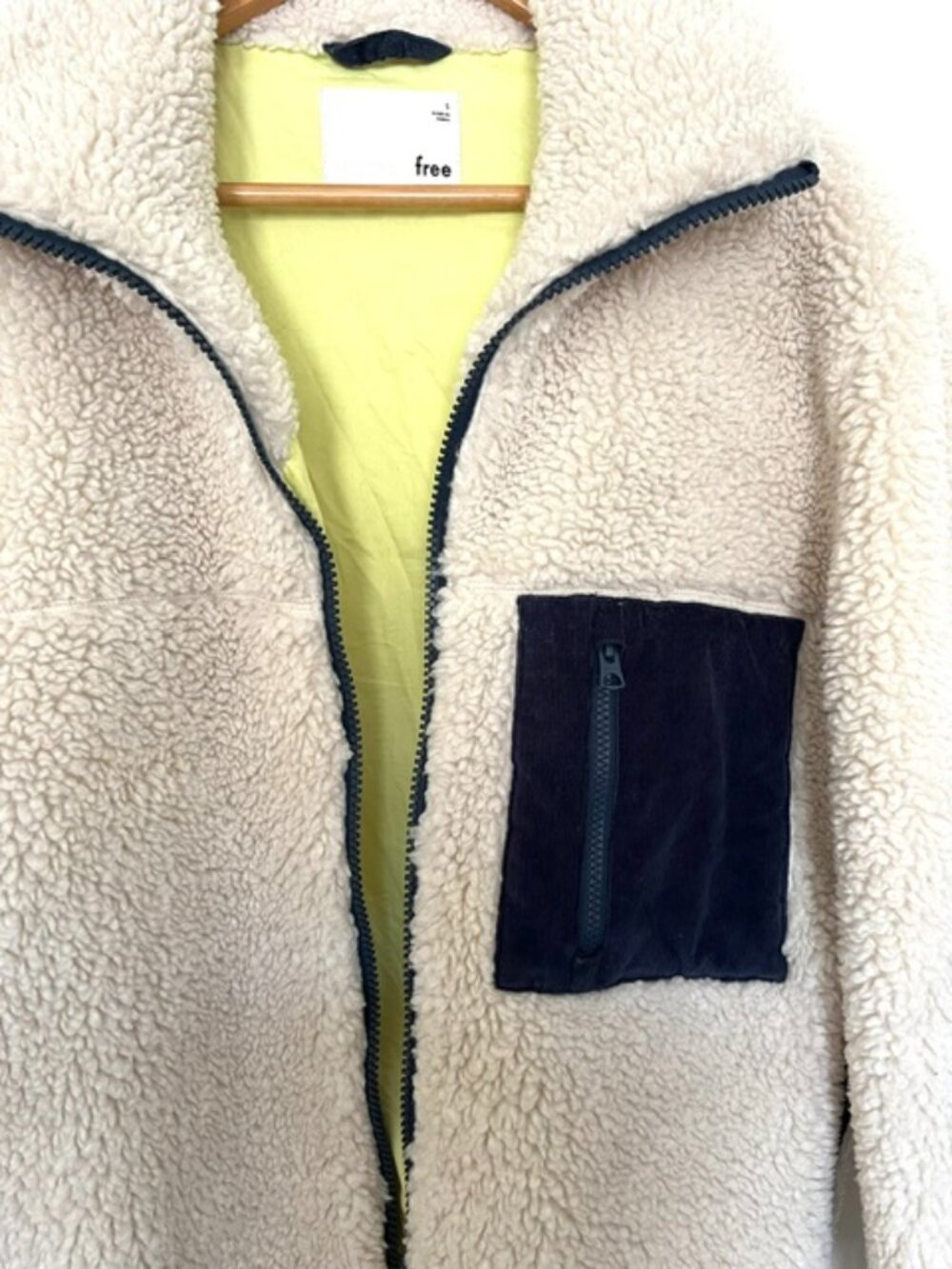 Aritzia Wilfred Free Teddy Jacket | Size Small - Picture 4 of 7